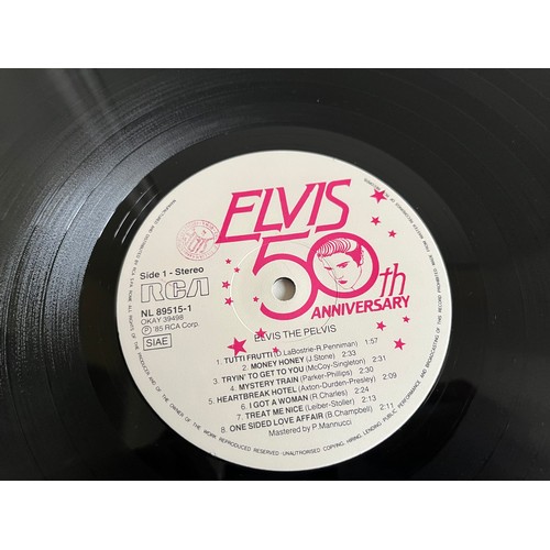 198 - Elvis the Pelvis album 50th Anniversary Italian import. NL89515(2)