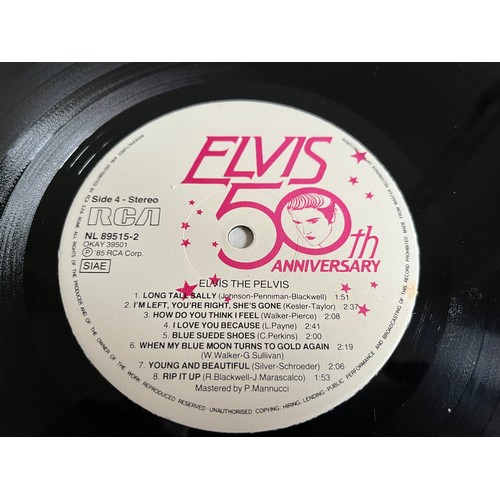 198 - Elvis the Pelvis album 50th Anniversary Italian import. NL89515(2)