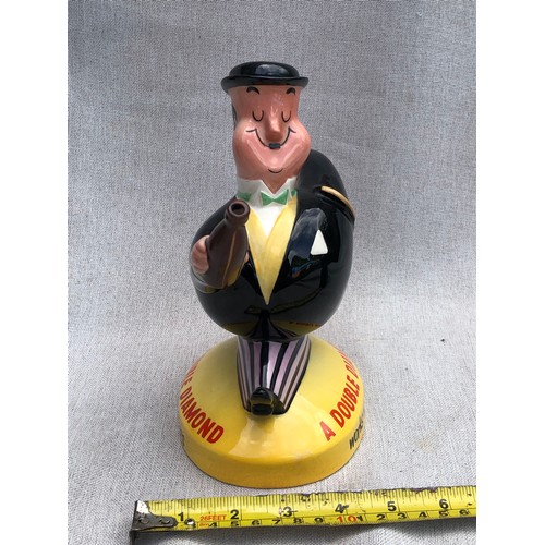 1 - Double Diamond works wonders advertising figurine with small loss to hat by Beswick. Model No. 1517