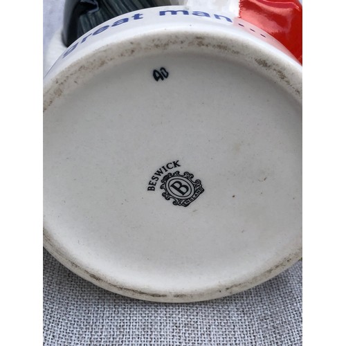 4 - Mayor Figurine. Behind every great man by Beswick