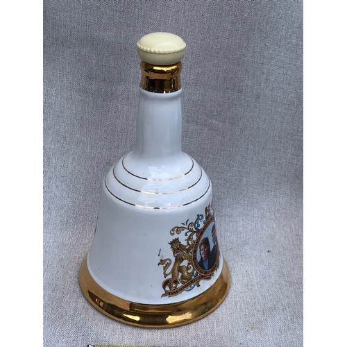 7 - Bell’s Scotch Whisky decanter commemorating the marriage of Prince Andrew with Sarah Ferguson by Wad... 