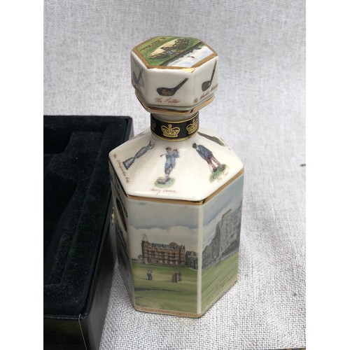 17 - The St. Andrew’s Golfing Decanter. Boxed