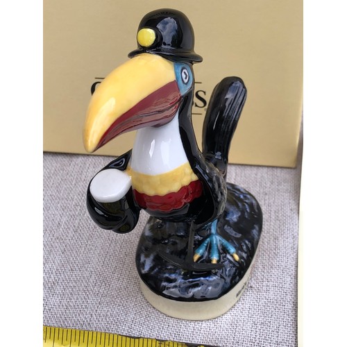 22 - Royal Doulton Guinness Miner Toucan Figurine No. 319 of 2000. Boxed with certificate.