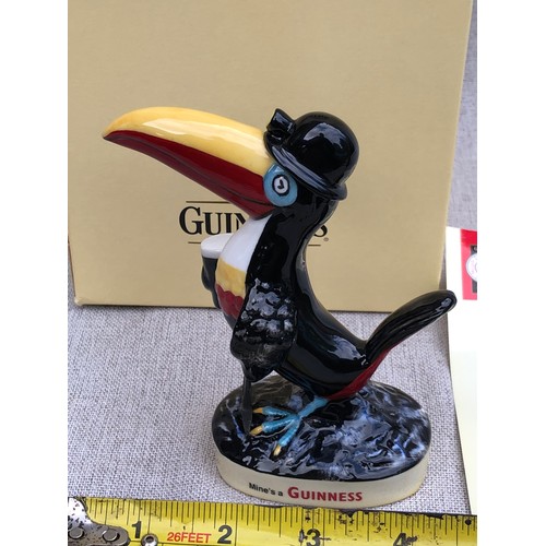 22 - Royal Doulton Guinness Miner Toucan Figurine No. 319 of 2000. Boxed with certificate.