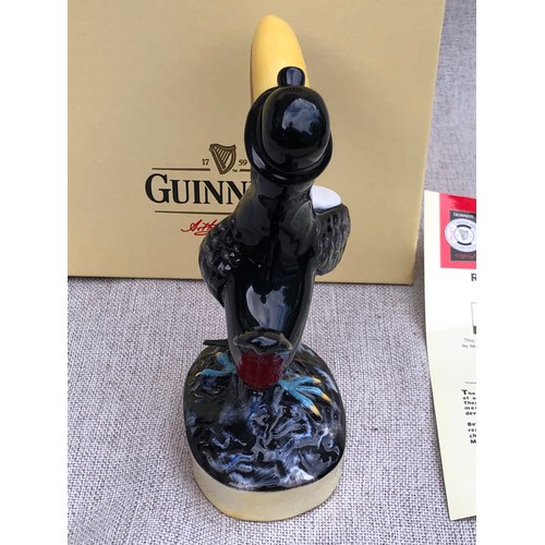 22 - Royal Doulton Guinness Miner Toucan Figurine No. 319 of 2000. Boxed with certificate.