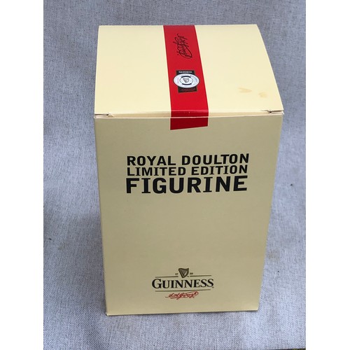 22 - Royal Doulton Guinness Miner Toucan Figurine No. 319 of 2000. Boxed with certificate.