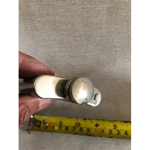 37 - Glenmorangie hip flask. Stainless steel