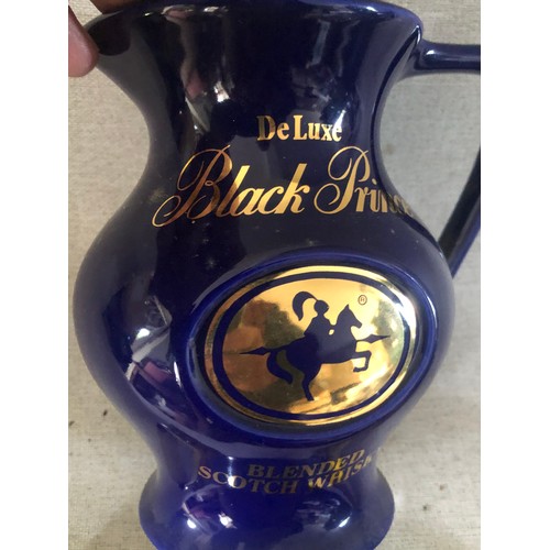 46 - Black Prince deluxe blended whisky jug by Buchan.