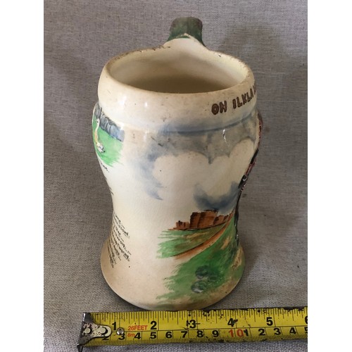 58 - Crown Devon Fieldings. Musical tankard On Ilkla Moor Baht’At.