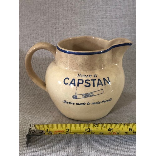 60 - Have a Capstan Jug by Bovey pottery