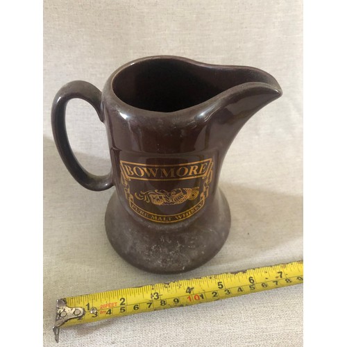 65 - Bowmore pure malt whisky jug by Wade