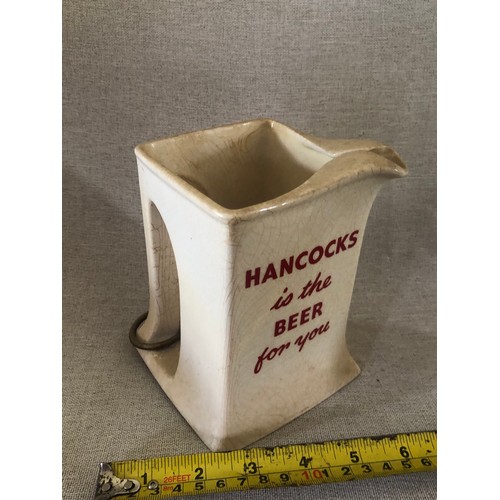 67 - Hancocks is the beer for you jug by Wade