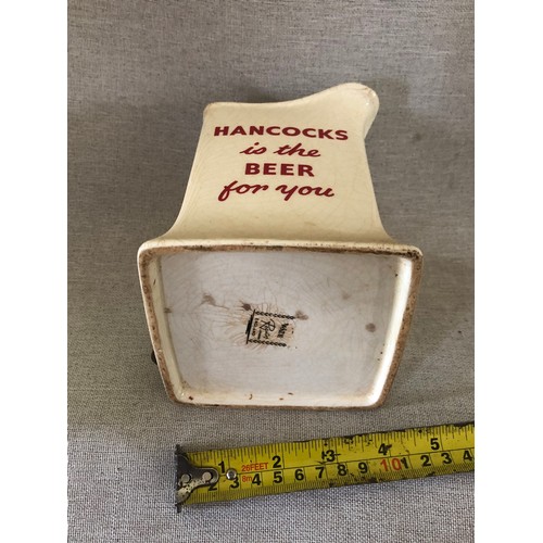 67 - Hancocks is the beer for you jug by Wade