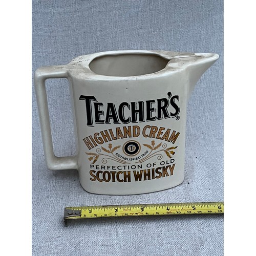 95 - Teacher's Finest Scotch Whisky Jug by Seton Pottery pottery