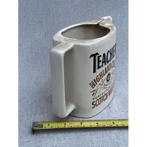 95 - Teacher's Finest Scotch Whisky Jug by Seton Pottery pottery