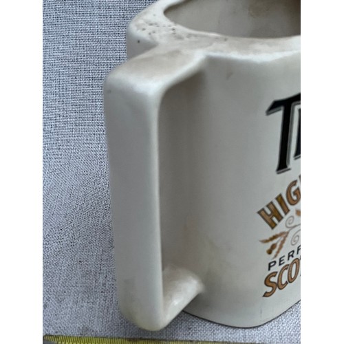 95 - Teacher's Finest Scotch Whisky Jug by Seton Pottery pottery