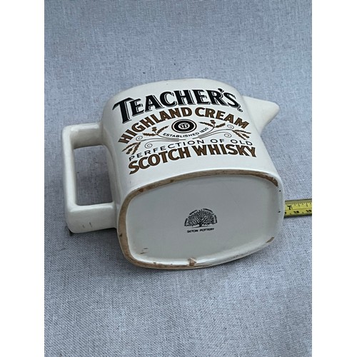 95 - Teacher's Finest Scotch Whisky Jug by Seton Pottery pottery