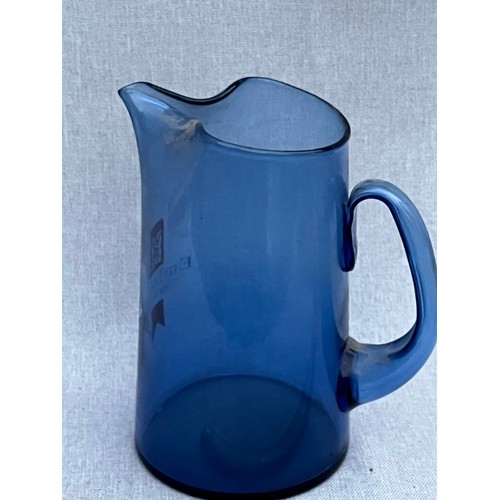 97 - Embassy blue glass jug