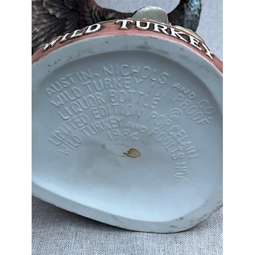 101 - Wild Turkey Kentucky Straight Bourbon whiskey decanter by Austin Nichols & Co.Empty