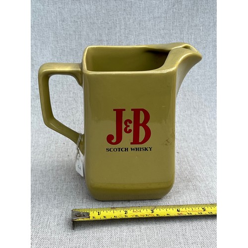 110 - J & B scotch whisky jug by Wade