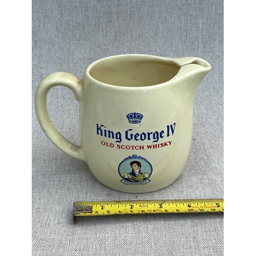 111 - King George IV Old scotch whisky jug by Wade