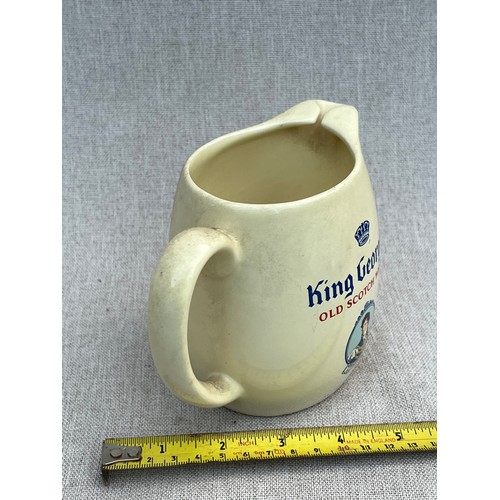 111 - King George IV Old scotch whisky jug by Wade