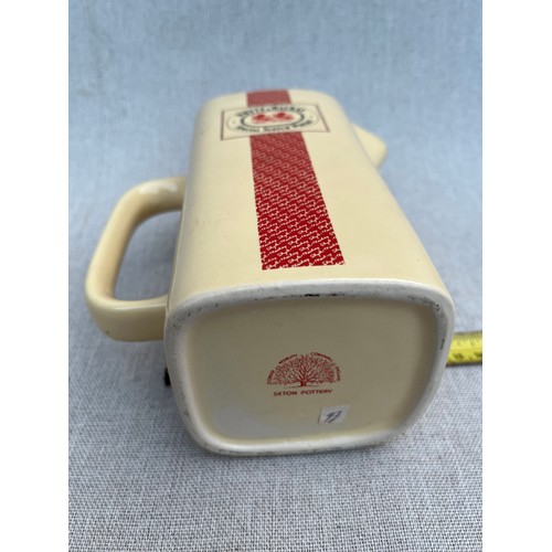 112 - Whyte & MacKay Special scotch whisky jug by Seton Pottery