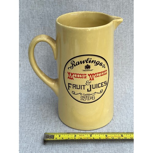 177 - Rawlings Mixing Waters and Fruit Juices Jug