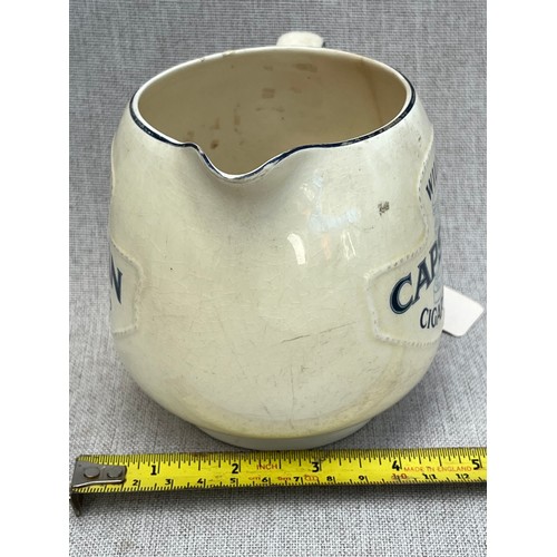 184 - Will's Capstan Cigarettes Jug signed under