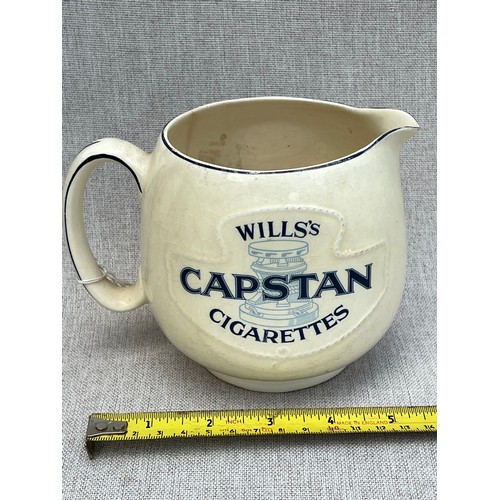 184 - Will's Capstan Cigarettes Jug signed under