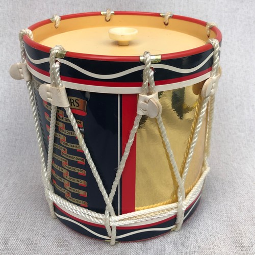 187 - Kings own Scottish Borderers Plastic Drum Ice bucket. By regimental replicas.