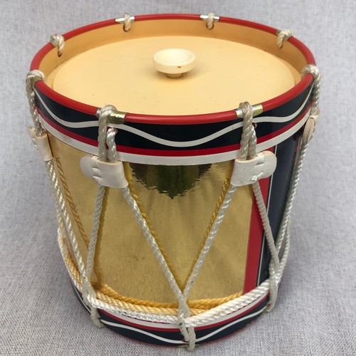 187 - Kings own Scottish Borderers Plastic Drum Ice bucket. By regimental replicas.