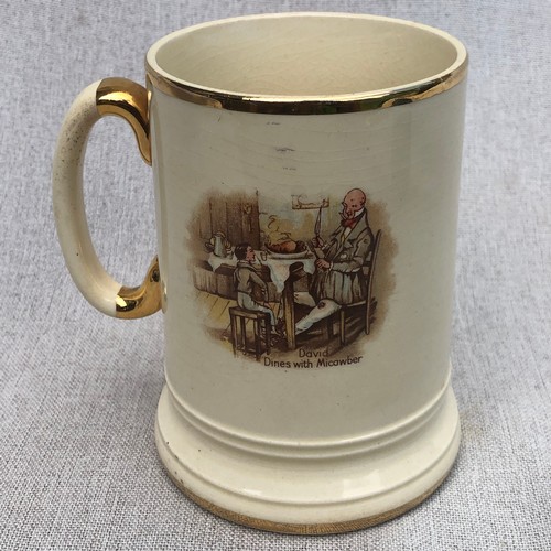 188 - Arthur wood tankard numbered 3752. Master Bates explains a point