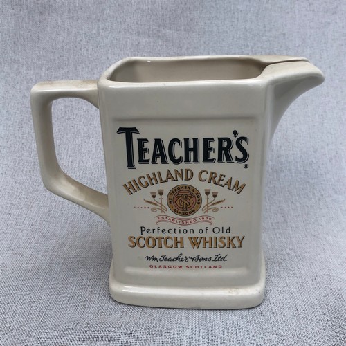 192 - Teachers, Highland cream Scottish whisky jug by Seton Pottery.