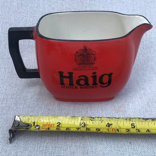 195 - Haig Scotch whisky jug. Made in England.