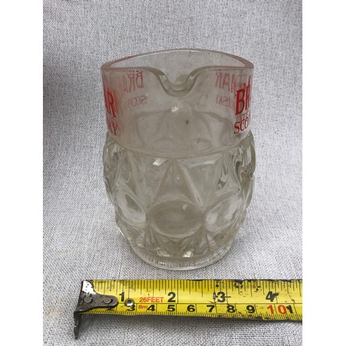 203 - Braemar Scotch Whisky glass jug