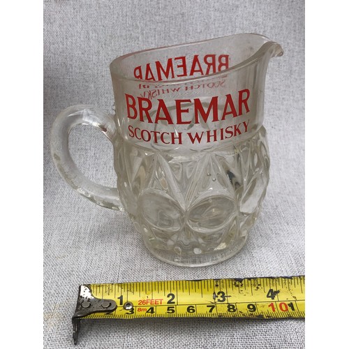 203 - Braemar Scotch Whisky glass jug