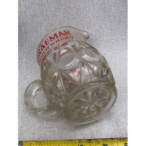 203 - Braemar Scotch Whisky glass jug