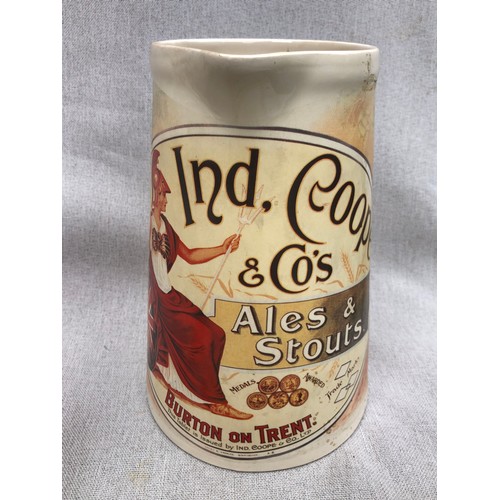 204 - Ind. Coope & Co jug. Ales and stouts Burton on Trent.