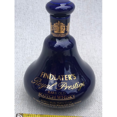 206 - Findlater’s Royal prestige rare old scotch whisky Bell decanter By Wade.