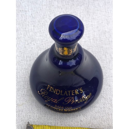 206 - Findlater’s Royal prestige rare old scotch whisky Bell decanter By Wade.