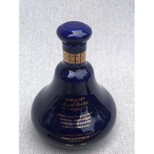 206 - Findlater’s Royal prestige rare old scotch whisky Bell decanter By Wade.