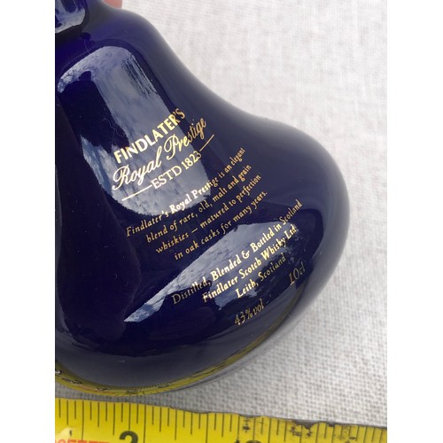 206 - Findlater’s Royal prestige rare old scotch whisky Bell decanter By Wade.