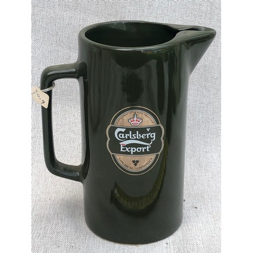 228 - Carlsberg Export lager jug by HCW