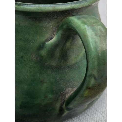 235 - C&C Cantrell & Cochrane's Ginger Ale green pottery jug.