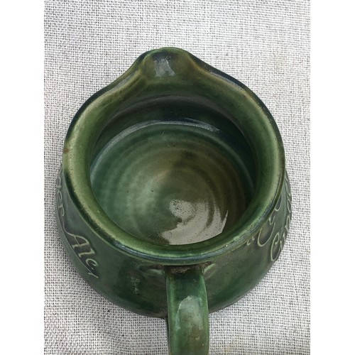 235 - C&C Cantrell & Cochrane's Ginger Ale green pottery jug.