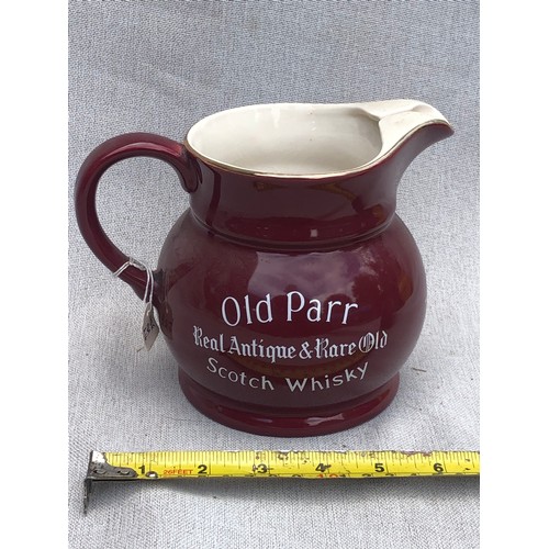 237 - Old Parr. Real antique and rare old scotch whisky Jug by Wade.