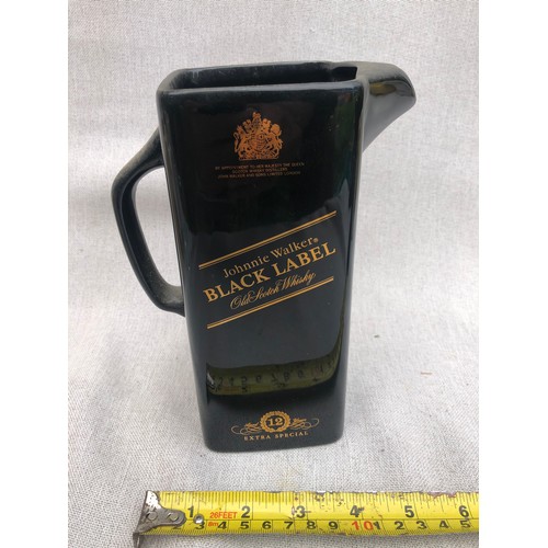 240 - Johnnie Walker Black label old scotch whisky Jug by Wade.