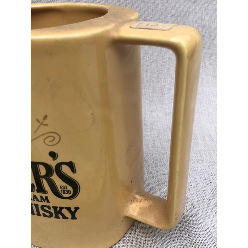 241 - Teachers Highland cream scotch whisky jug by Wade