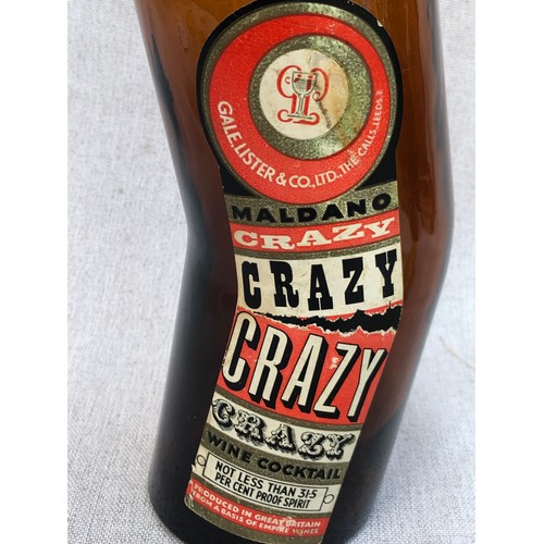 250 - Gale Lister & Co. Maldano crazy, crazy, crazy crazy wine cocktail Wonky bottle